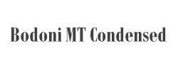 Bodoni MT Condensed字体