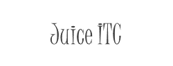 Juice ITC字体
