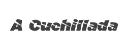 A Cuchillada字体
