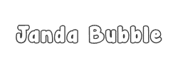 Janda Manatee Bubble字体