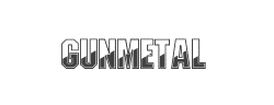Gunmetal字体