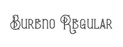 Bureno Regular字体