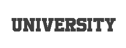 University字体