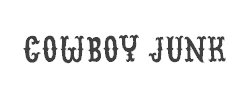 Cowboy Junk DEMO字体