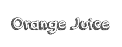 Orange Juice字体