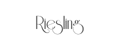 Riesling字体