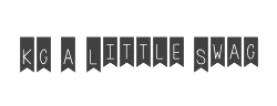 KG A Little Swag字体