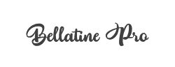 Bellatine Pro TRIAL字体