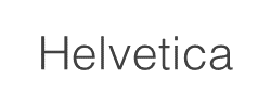 Helvetica Light字体