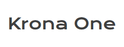 Krona One字体