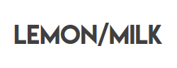 Lemon/Milk字体