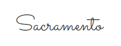 Sacramento字体