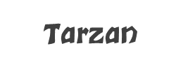 Tarzan字体