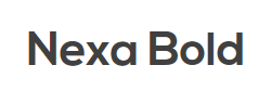 Nexa Bold字体