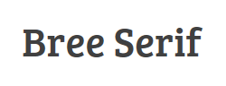 Bree Serif字体