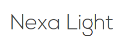 Nexa Light字体