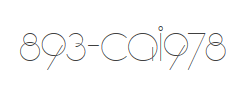 893-CAI978字体