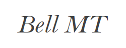 Bell MT字体