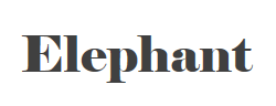 Elephant字体