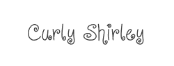 Curly Shirley字体