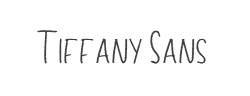 Tiffany Sans字体