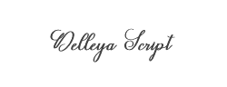 Delleya Script字体